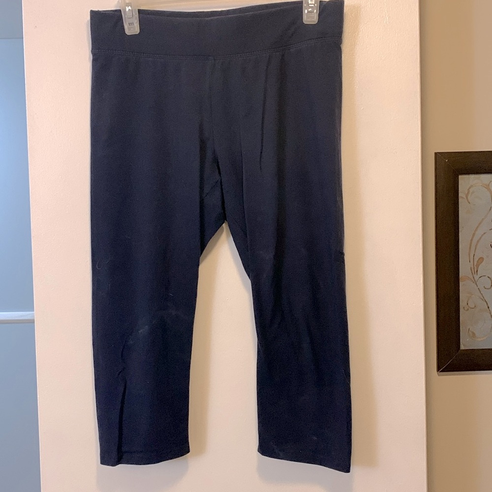 Women’s Sonoma Goods for Life Capris Leggings, Navy Blue, Size M